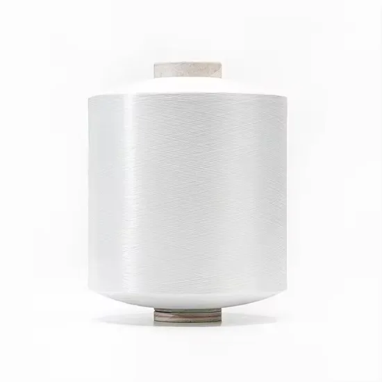 Nylon DTY Yarn Full Dull Polyamide Textured Yarn 75D36f White Polyester DTY Stretch Yarn 