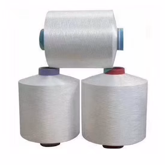 40 150/96 Raw White Nylon Yarn Polyester Acy Spandex Air Covered Yarn for Knitting Underwear Socks