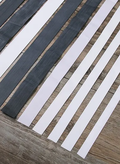 Natural Latex Thread Rubber Thread White and Black 