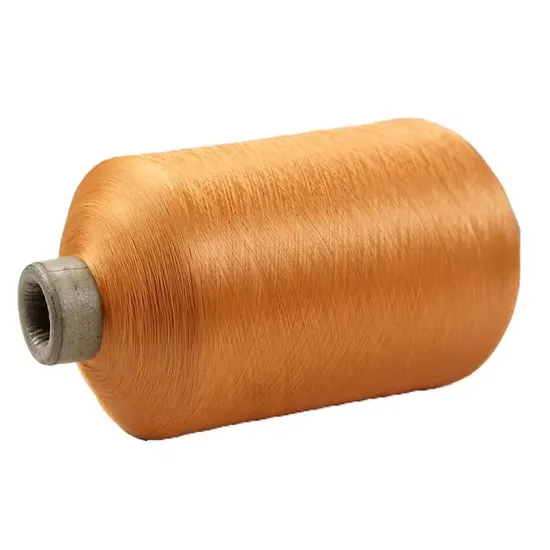 1007070 High Elastic Recycled Nylon Rubber Latex Thread Covered Yarn for Sewing Embroidery Socks Weaving and Knitting 