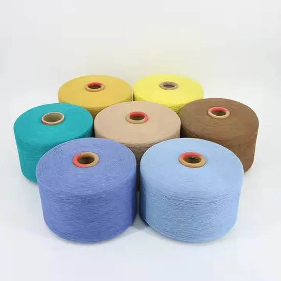 High Quality High Stretch Recycle Cotton Yarn with Grs for Socks 