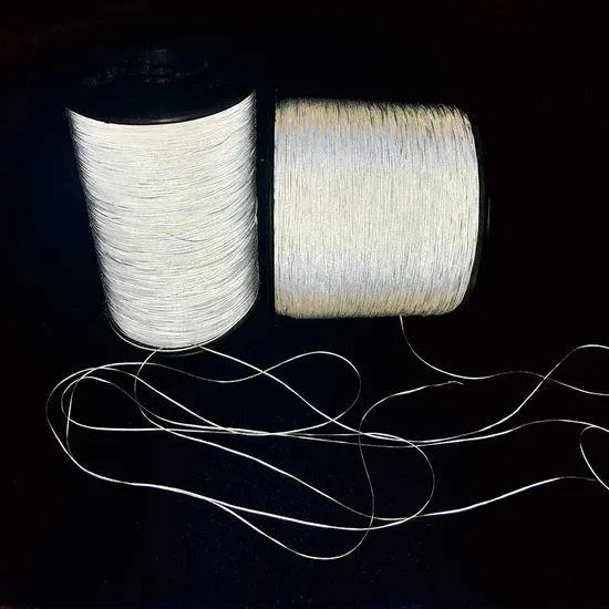 High Visibility Reflective Yarn for Embroidery Knitting Ribbon Clothing 
